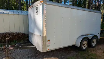 IF THIS AD IS UP YES ITS AVAILABLE. 19' L total tongue to tail Cargo area is 14' L x 7' W x 6' H Eve...