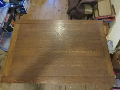 Vintage Solid Wood Table With Pull Out Extensions, View more