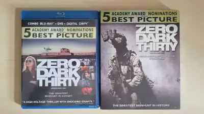 Zero Dark Thirty Blu-ray Aucun shipping Argent comptant seulement