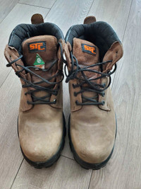 Brown Leather STC 6 inch work boots & CSA Certified