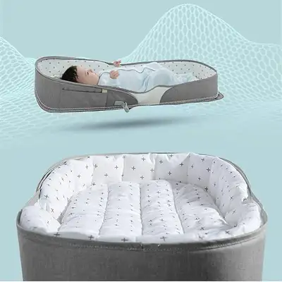 SUNVENO Infant Travel Crib Portable, View more