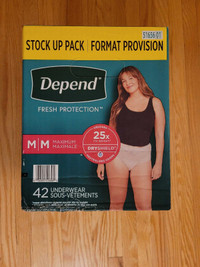 Depend adult disposable incontinence underwear - women size M
