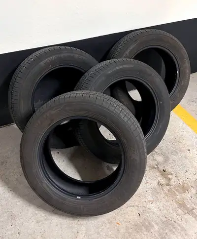 I'm selling 4 almost new tires (8000 km). Yokohama Geolandar G91 225x60 R17 99H M+S $140 each $500 a...