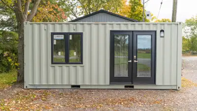 Shipping Container Office or Backyard Studio, View more