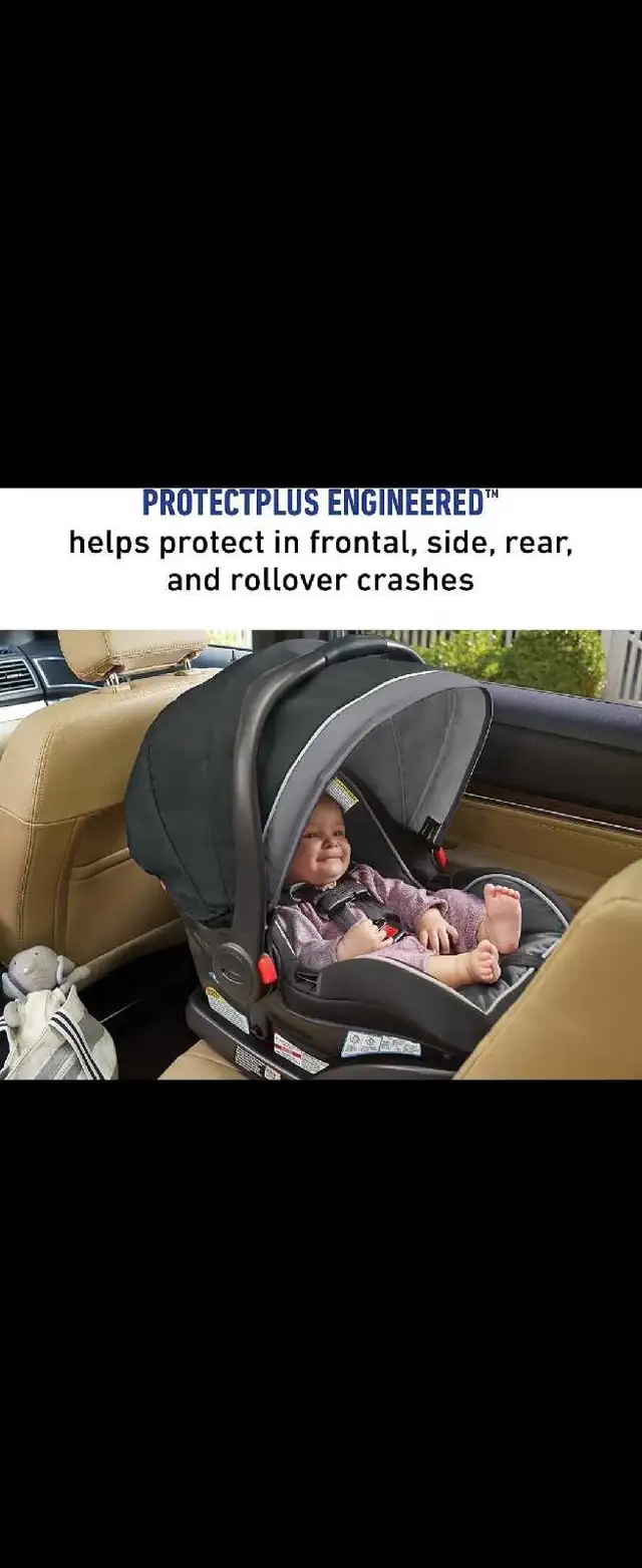Graco SnugRide Snuglock 35 Car Seat in Strollers, Carriers & Car Seats in Mississauga / Peel Region - Image 3