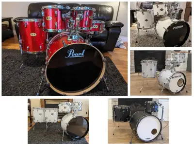 High-end Drum shell packs (Gretsch, Pearl, Sonor, DDrum, Ludwig), View more