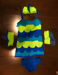 Little Girls Fish Halloween Costume Dress (Age 6-8)