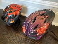 Two Bike Helmets for Kids