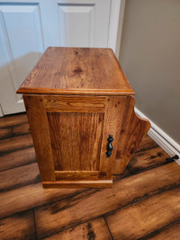 Side Table/End Table with inside and side storage