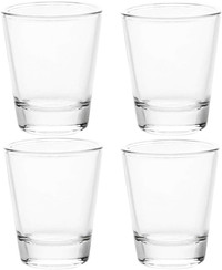 1.5 oz Shot Glasses Sets with Heavy Base, Clear Shot Glass (4)