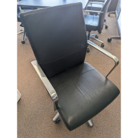 SALE !!!! KEILHAUER | Vanilla Black Leather Chairs
