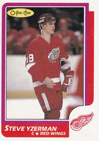  1989-90 O-Pee-Chee #83 Steve Yzerman Detroit Red Wings