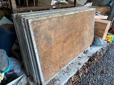 Steel reinforced 3/4” plywood boards for fencing, hoarding, etc., View more