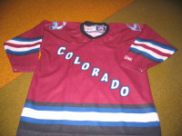 CHANDAIL JERSEY POUR ENFANT COLORADO - ENSEMBLE COTON OUATÉ NHL