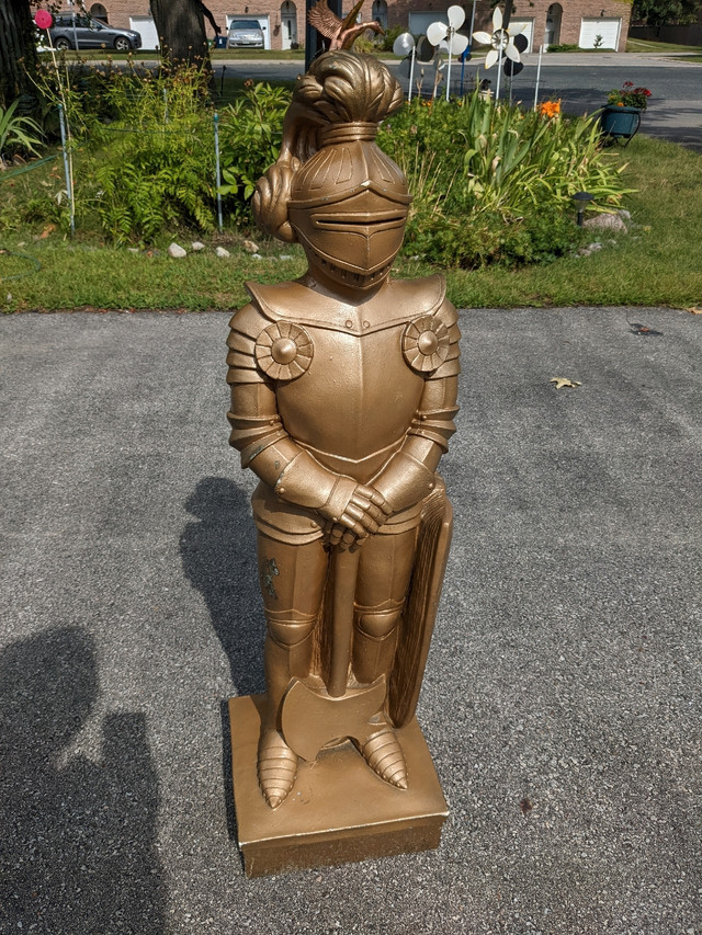 40 inches tall fiberglass knight guard statue  in Arts & Collectibles in City of Toronto