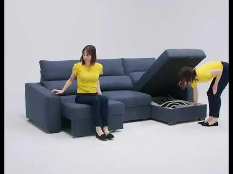 canape-lit sectionnel avec rangement sintra de structube in Chairs & Recliners in City of Montréal - Image 5