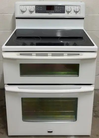 SALE! Double Oven Electric Stove “Maytag” 30”, View more