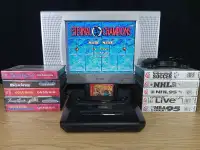Sega Genesis Avec 11 Jeux (Bien Lire La Description)