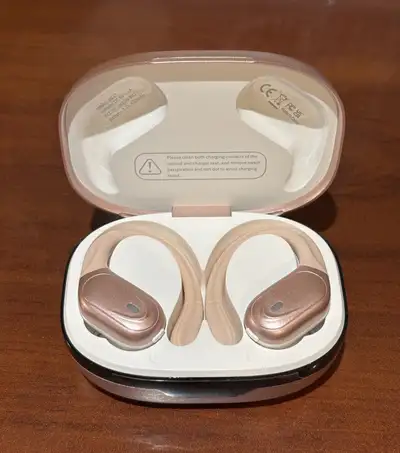 Wireless Over-Ear Bluetooth Earbuds Rose, View more