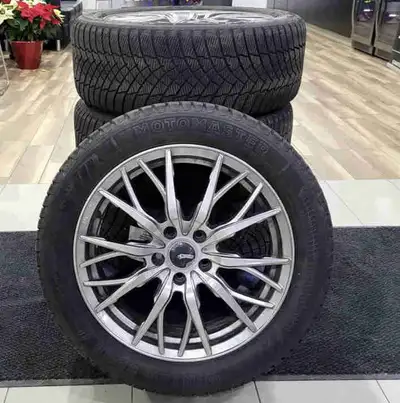 Winter Tires: 225/50/R17. Barely used, not even for a season. Feel free to bring a Tire tread guage...