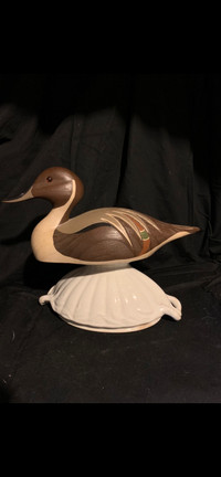 Vintage Pintail duck hand carved by Ron Sadler