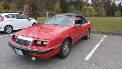 Chrysler LeBaron 1989 Convertible, $4000.00 OBO You don’t need to be rich to own a classic car. This...