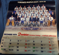 2 Maple Leaf Dominion Vintage Calendars 1977-1978 and 1979-1980