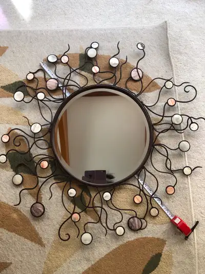 HomeSense wall decor Circular round mirror , View more