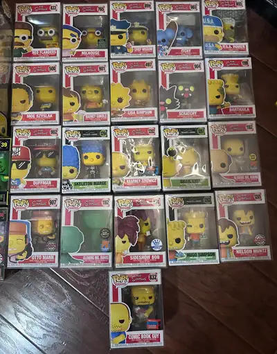 ALL RARE FUNKO POPS!!!  Simpsons, black light, garbage pail kids, View more