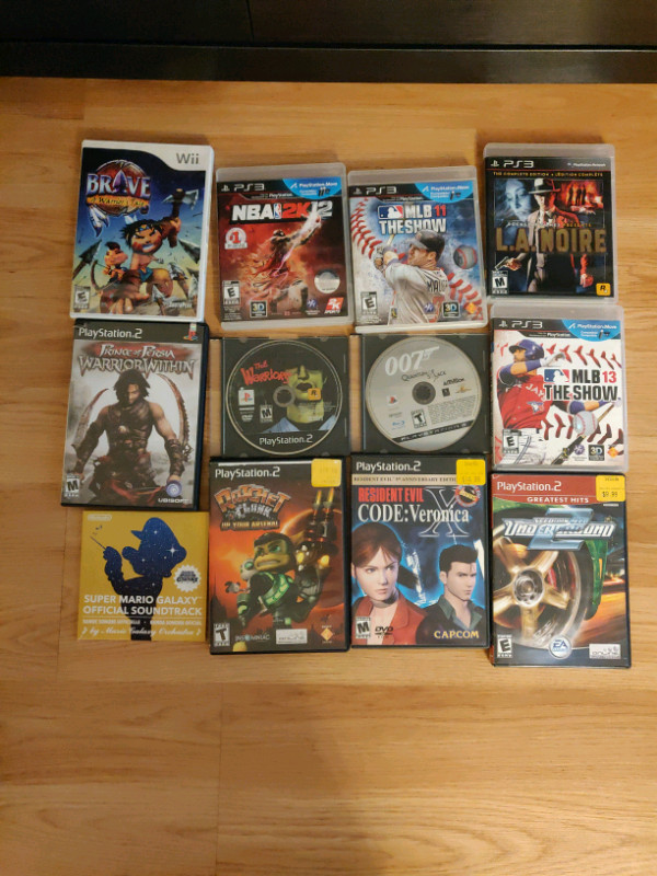 Video Games and DVD's PS2, PS3, Wii, BluRay  in Older Generation in Oakville / Halton Region