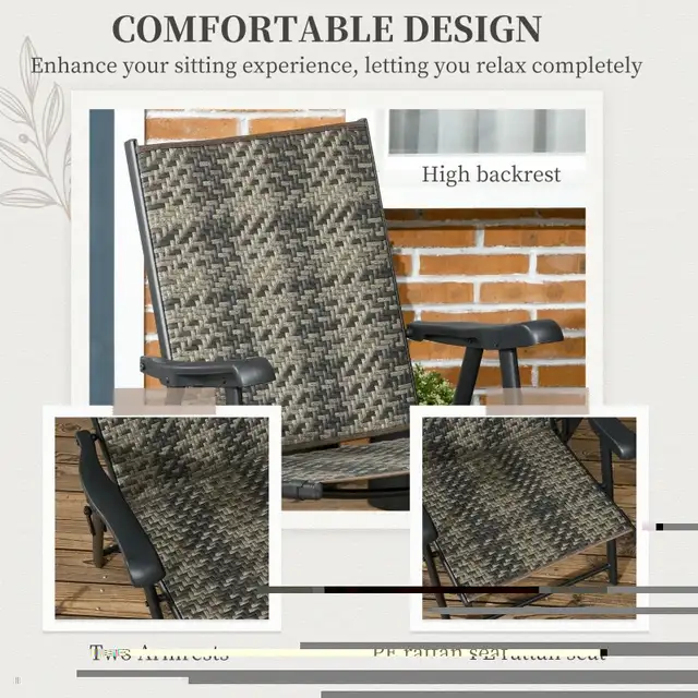 Patio Wicker  Dining Chair, PE in Patio & Garden Furniture in Markham / York Region - Image 7