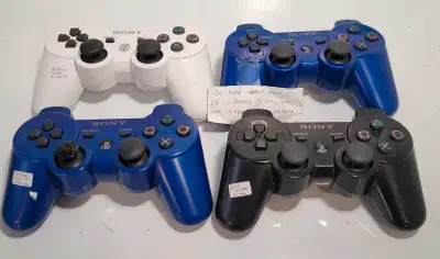4 official ps3 controllers sold for parts or repair for $39.99