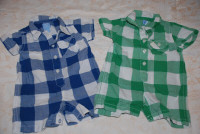 Boy Rompers size 3-6 month, Children place
