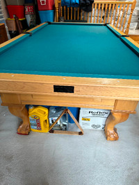 pool table 5x9 ft heritage billiards price 1200