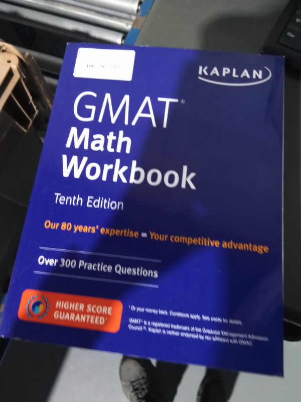 GMAT Math Workbook 10th Edition in Textbooks in City of Toronto