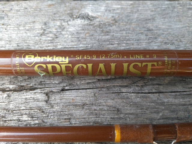 Vintage Berkley SPECIALIST SF45-9 FT 2 Pc Fly Rod In Excellent
