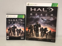 Halo Reach Xbox 360 Video Game + Strategy Guide