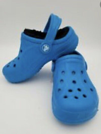 Toddler Boys Crocs Shoes Fleece Lined Size 10 / 11