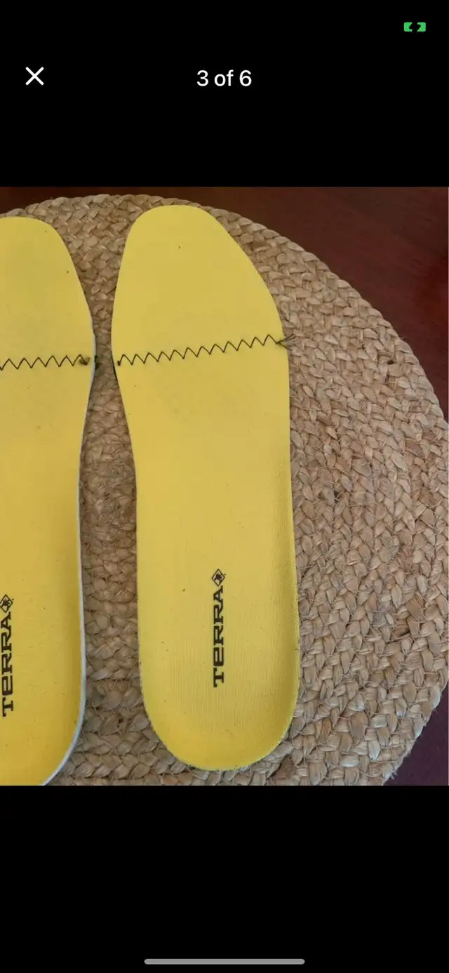 MEN’S NEW  ‘ TERRA ‘ MEMORY FOAM BOOT INSOLE INSERTS !  in Men's Shoes in Mississauga / Peel Region - Image 3