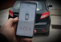 Car remote starter using a phone app 