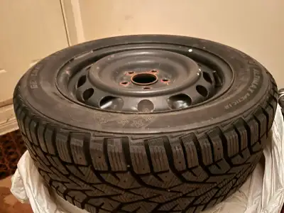 Set of 4 Winter Tires in excellent condition. General ALTIMAX - Artic 12 205/55 R16 on RIMS. Selling...