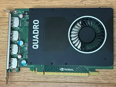 Tested works. 4 displayport out. Approximately more powerful than a GT 1030 but under a GTX 1050(non...