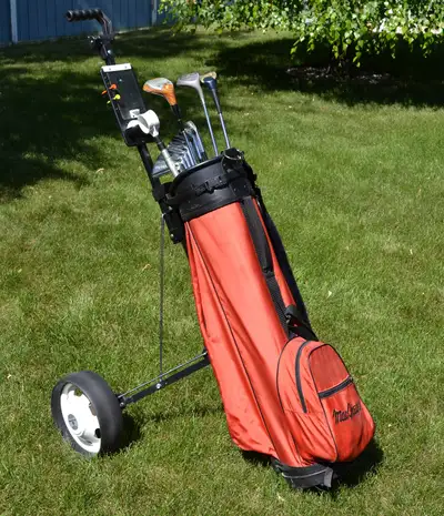 Men's/Ladies Golf Clubs with Bag, Push/Pull Cart and Accessories, View more
