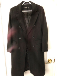 Lauren Ralph Lauren wool coat, Size 8, Black, women’s
