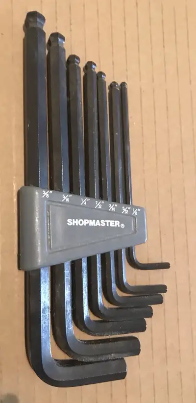 Shopmaster 7 pc Hex/allen key set, View more