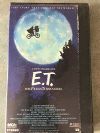 VHS - E.T. THE EXTRA-TERRESTRIAL