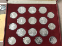 1980 Moscow Olympic silver coin set