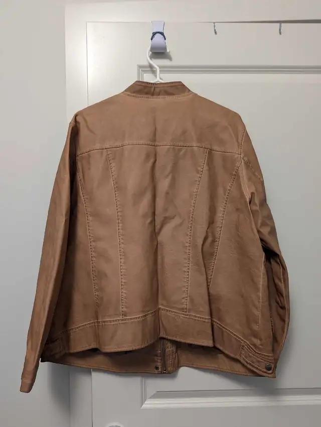 Women's Plus Faux Leather Jacket62864361078913121