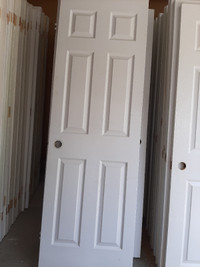 25 1/2"×80"-Custom Cut Six Panel Interior Door