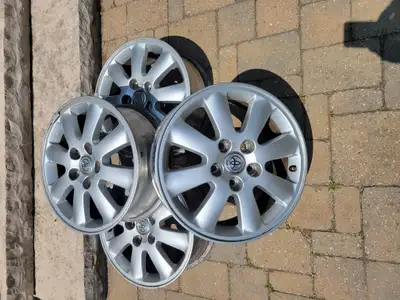 - Toyoto Camry OEM rims - 16" x 6.5" wheel dimensions - 5 x 4.5 bolt pattern - compatible with many...